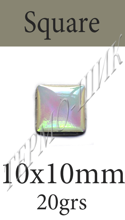  Color Stone Square 10x10mm
